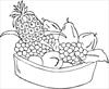 Fruit coloring pages