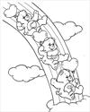 Rainbow Care Bears 2 coloring page