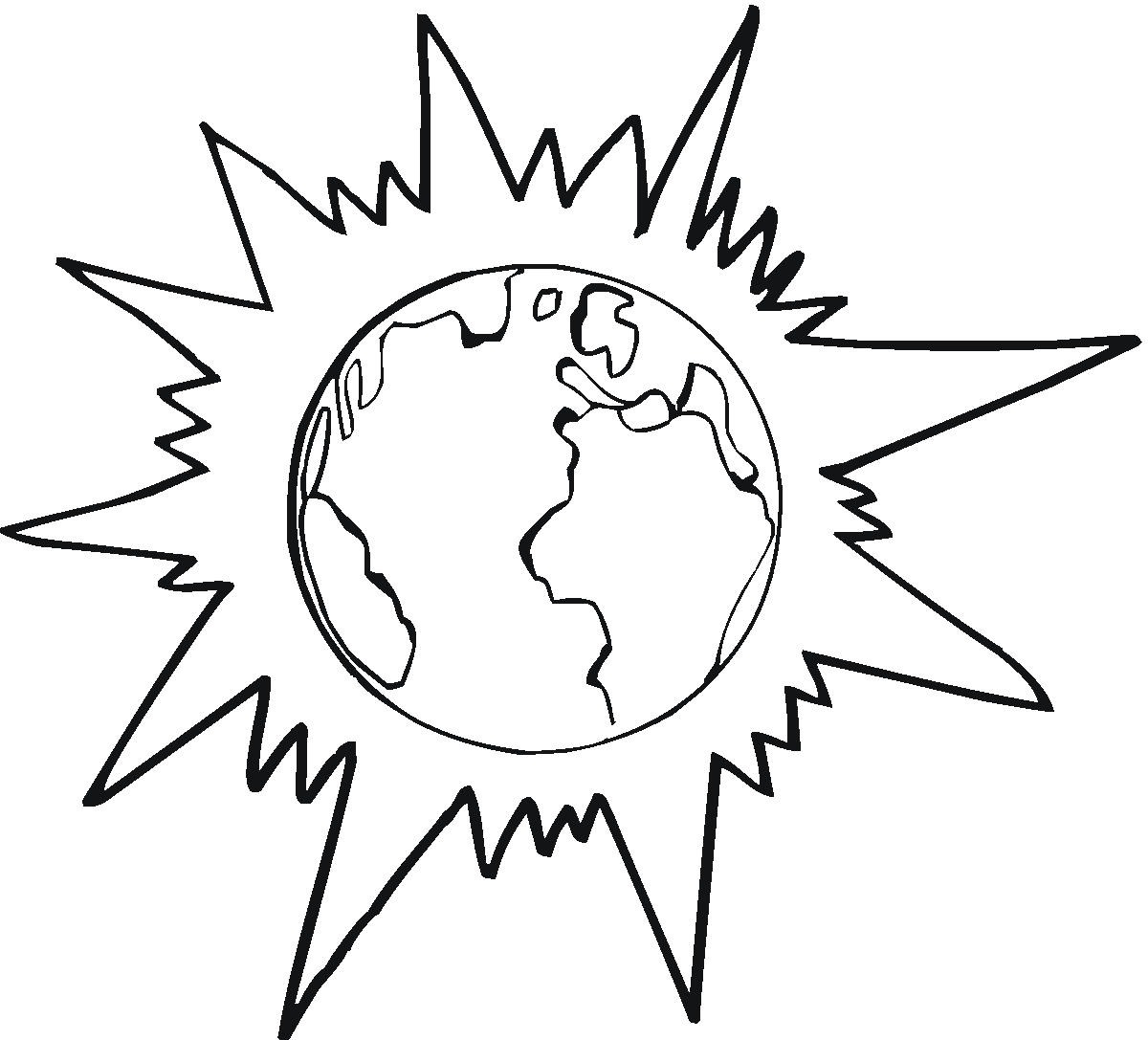 earth and moon coloring pages - photo #26