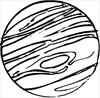 Jupiter coloring page