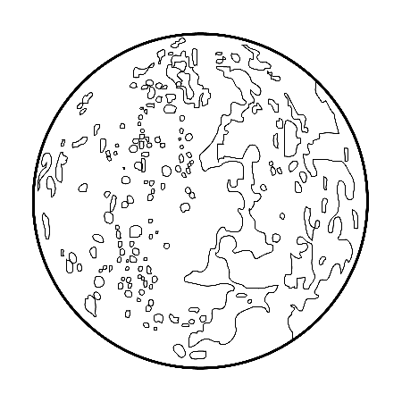 Mercury coloring page