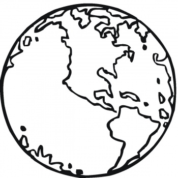 Planet Coloring Sheets on Planet Earth Coloring Page