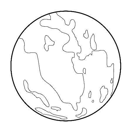 Pluto coloring page