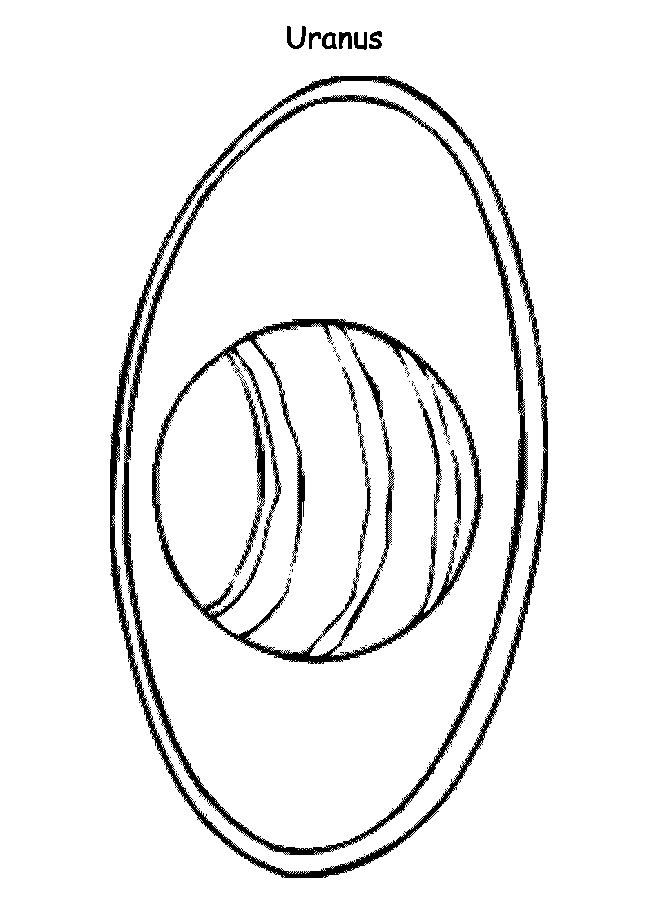 Uranus coloring page