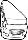 Bus coloring page