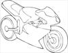 Motorcycle 3 coloring page