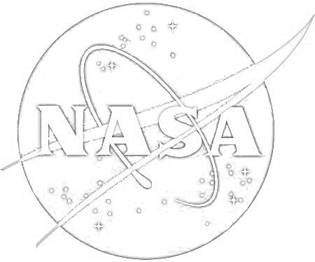Nasa logo coloring page