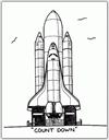 Spaceship 2 coloring page