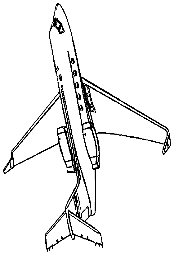 Airplane 6 coloring page