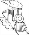 Train coloring pages