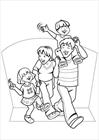 Family coloring page