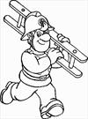Fireman 4 coloring page