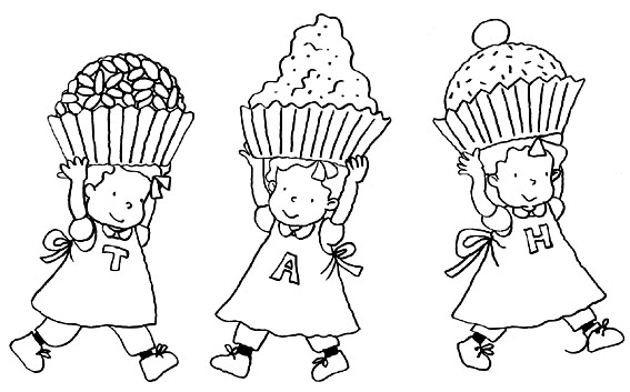 cake coloring pages for girls - photo #29