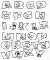 Alphabet coloring pages