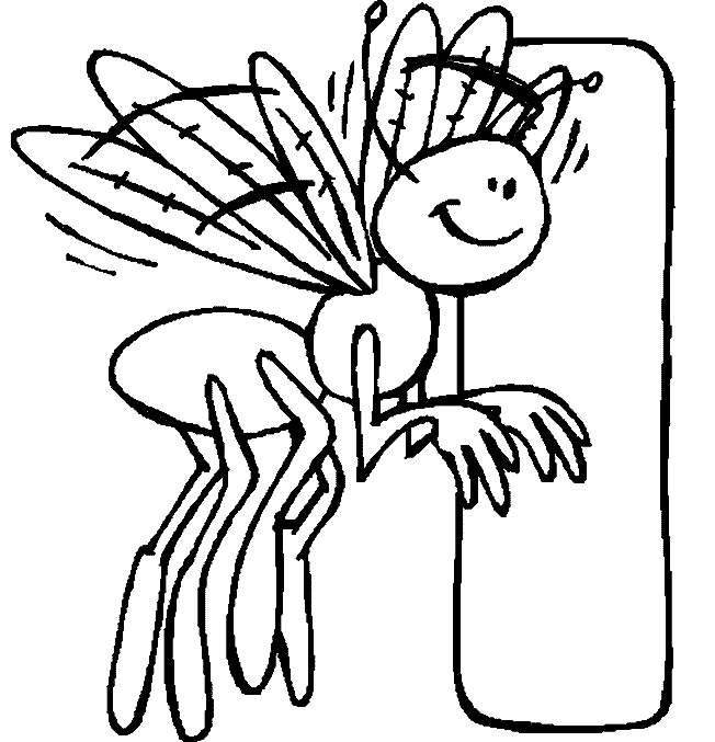 Alphabet I coloring page