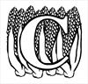 Letter C Corn coloring page