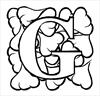 Letter G Garlic coloring page