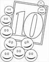 Numbers 10 coloring page