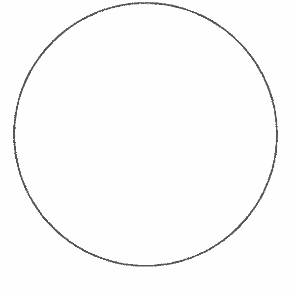 Shape circle coloring page