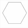 Shape Hexagon coloring page