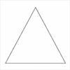 Shape Triangle coloring page