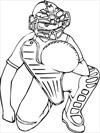 Baseball 3 coloring page