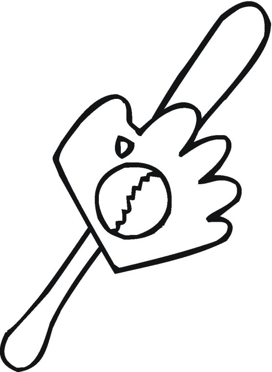 Baseball 5 coloring page