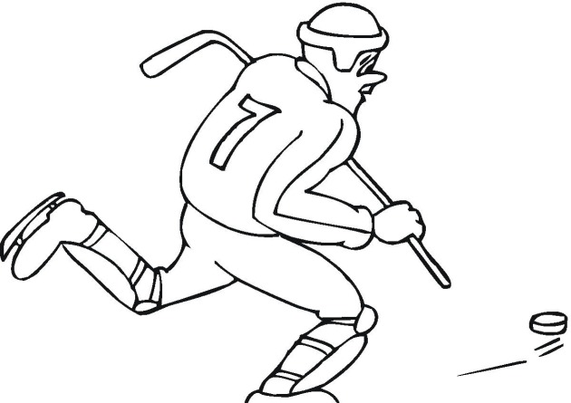 hot Hockey Coloring pages Hockey 2 coloring page title=