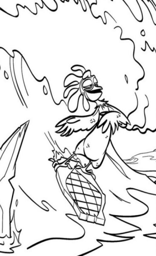 Surf's Up 03 coloring page