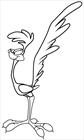 Bird cuckoo coloring page