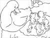 Ducks coloring page