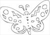 Butterfly coloring page