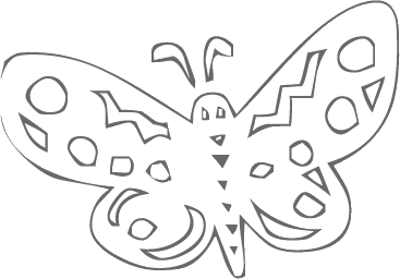 Butterfly coloring page