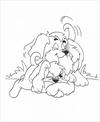 Dogs 2 coloring page