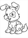 Little dog coloring page