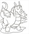 Dragon 3 coloring page