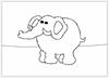 Elephant coloring page