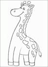 Giraffe coloring page