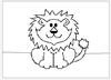 Lion coloring page