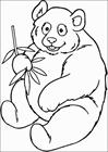 Panda coloring page