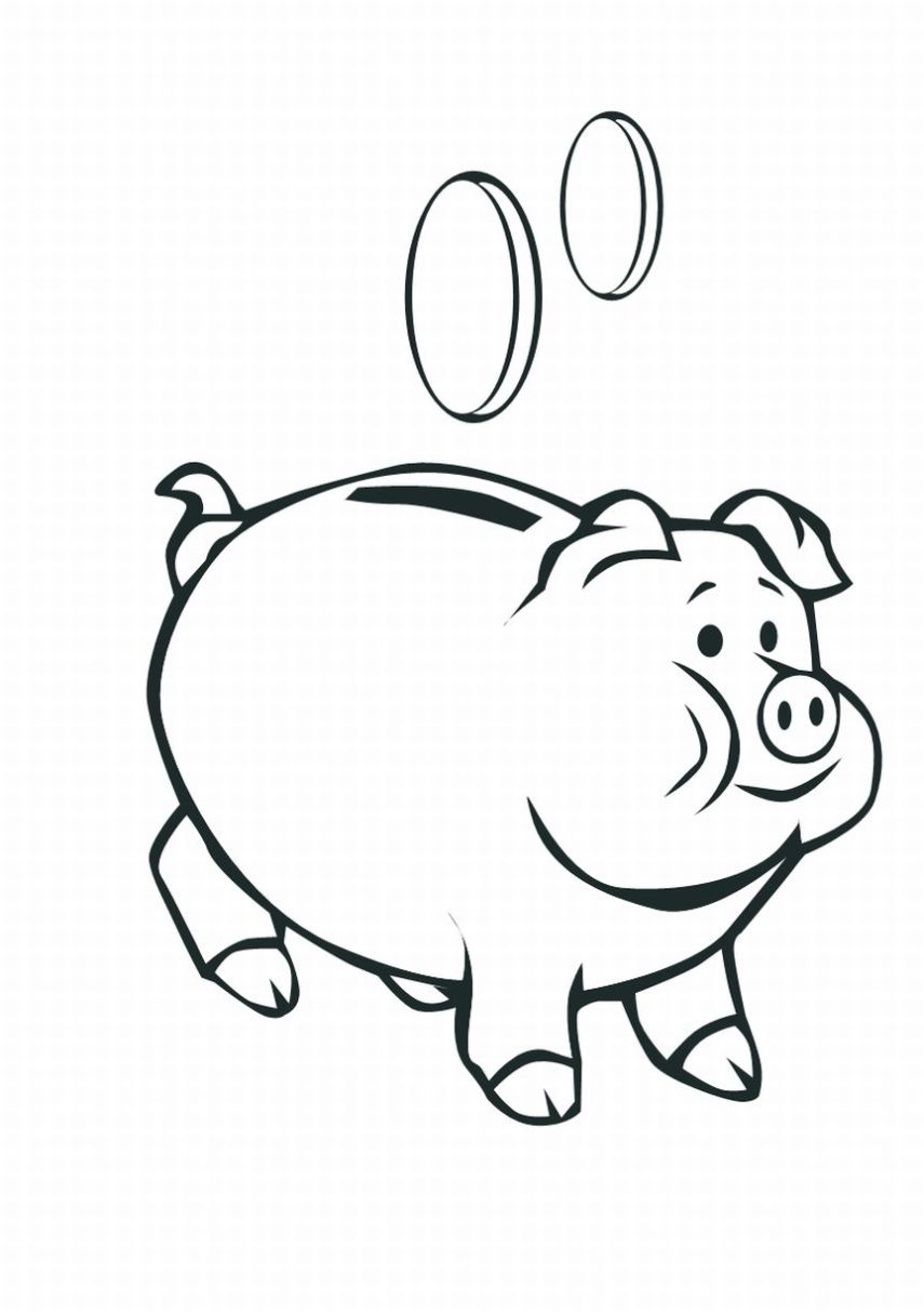 Pig 3 coloring page