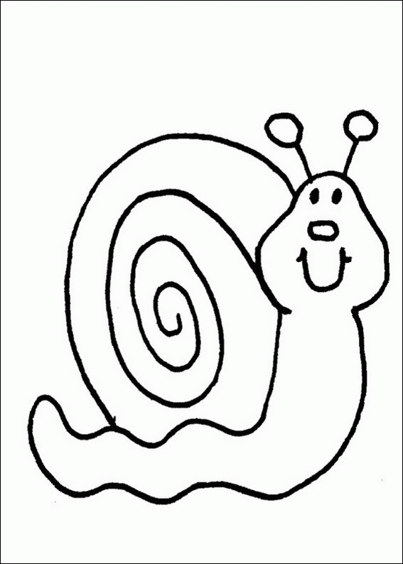 Snail 3 coloring page