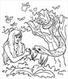 Eve coloring page