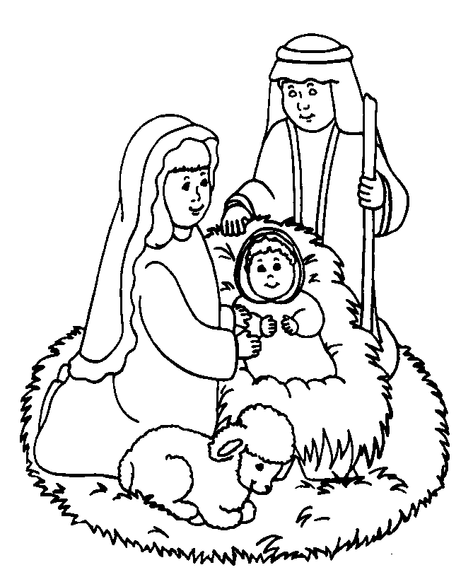 Jesus 2 coloring page