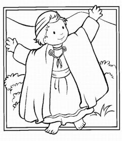 Joshua coloring page