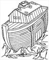 Noah's ark coloring page