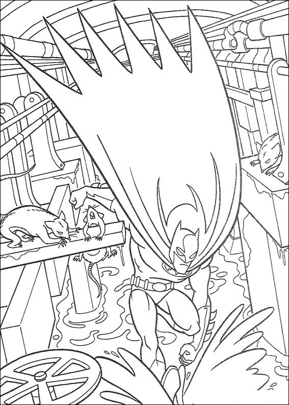 Batman 005 coloring page
