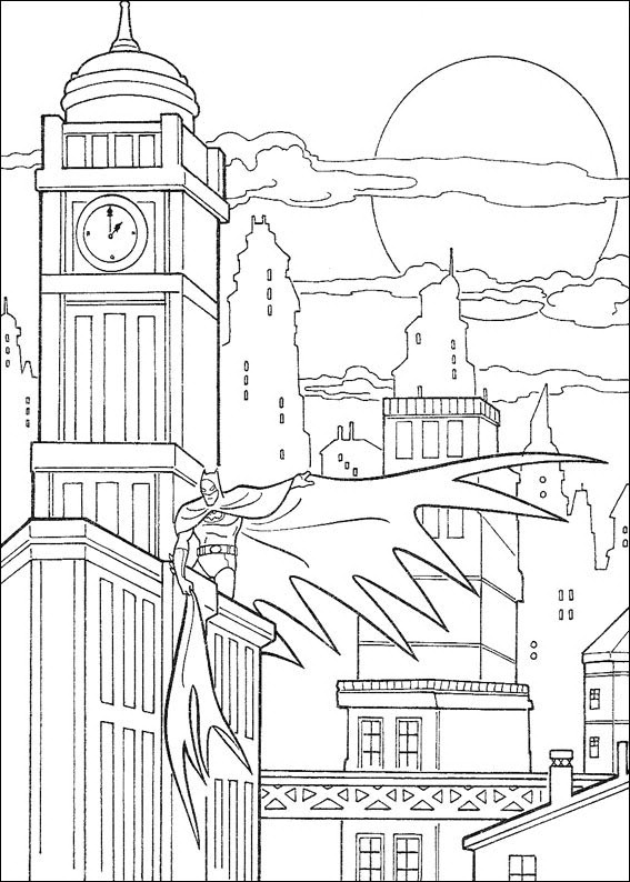 Batman 008 coloring page