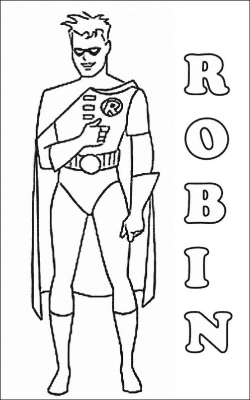 Batman 095 coloring page
