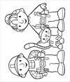 Bob the builder and Wendy and Titus coloring page